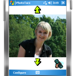 Phototacs: an image-based cell phone interface